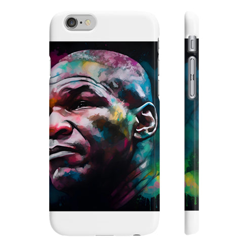 Iron Mike Neon Phone Case: Matte iPhone 7, 8 Plus.