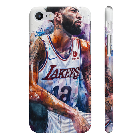 Matte black slim phone case for iPhone 7/8 Plus.