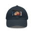Mars Dreams Watercolor Baseball Cap in White with Light Brown Patch