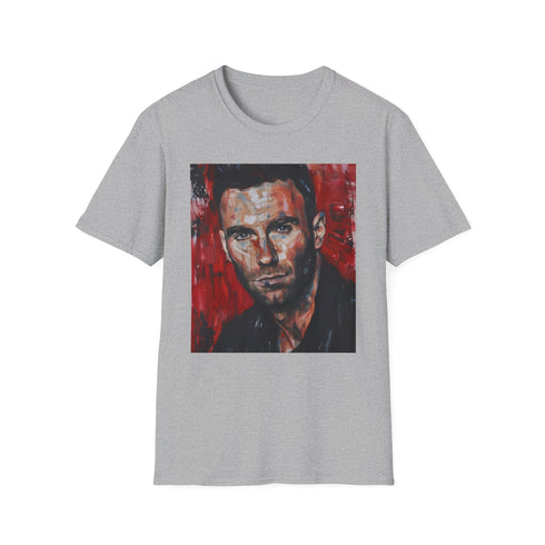 Maroon 5 Portrait T-Shirt in Charcoal, Men's Small.