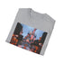 Charcoal Disney Castle T-shirt in soft cotton featuring enchanting vibrant design