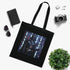 Imperial Enforcer Tote Bag with Darth Vader silhouette - Black Cotton.