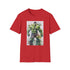 Charcoal crew neck cotton T-shirt featuring Hulk graphic and regular fit
