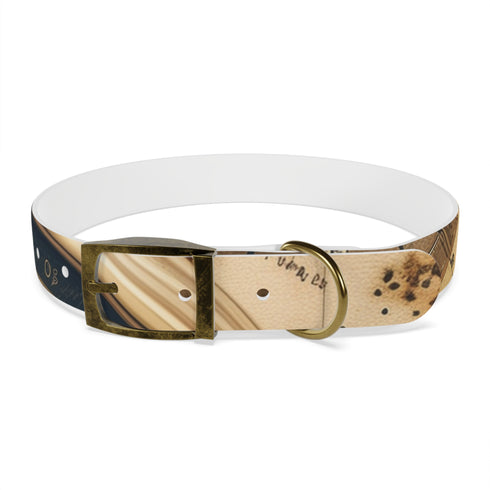 Wanderlust Dog Collar: Vintage Maps