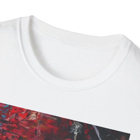 Pirates Heart Charcoal Crew Neck Cotton T-shirt - DTG Print.