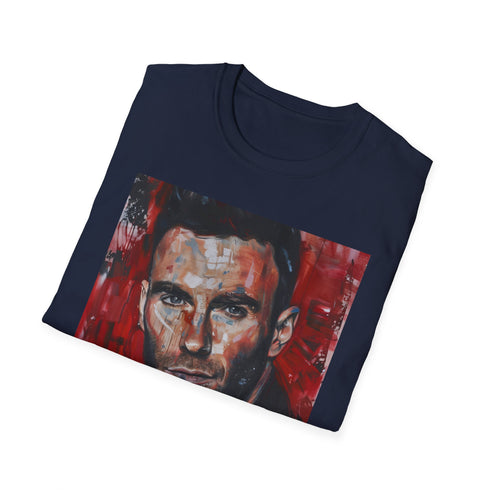 Maroon 5 Portrait T-Shirt: Vibrant tribute tee with iconic band portrait.