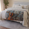 this blanket is a visual symphony for music enthusiasts. Made with soft