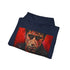Navy unisex hoodie with iconic Scarface design on front.