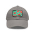 White cotton Hawaiian cap with watermelon print for a stylish summer look.