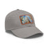 Chrysler Skyline Watercolor Hat - White with Light Brown Rectangle Patch