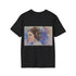 Princess Leia watercolor tee in charcoal, perfect for Star Wars fans.