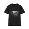 Symphony of Nature's Majesty | T-Shirt | Alpine Beauty, Hiking Trails 7. Cliffside Paths, Jungfrau Region, Lauterbrunnen Valley, Mountain Peaks, Rocky Ledges, Scenic Views, Swiss Alps, Waterfalls | Prints with Passion