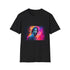 Timeless Icon in Vibrant Radiance | T-Shirt | Artistic, Keanu reeves, Movie star, Neon colors, Painting, Portrait, Retro, tshirt, Vintage, Watercolor | Prints with Passion