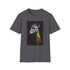 SkyHigh Giraffe Tee in Charcoal Cotton Crew Neck T-Shirt