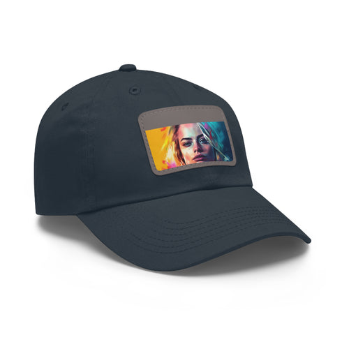 Neon Dream Margot Cap in White with Light Brown Patch Unisex