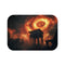 "56 Flaming Galaxy Bath Mat"