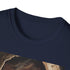 Charcoal Obi-Wan Kenobi painting T-shirt with crew neck and soft cotton