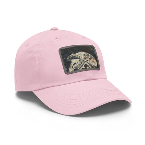 Galactic Adventure Millennium Falcon Cap in White with Light Brown Patch