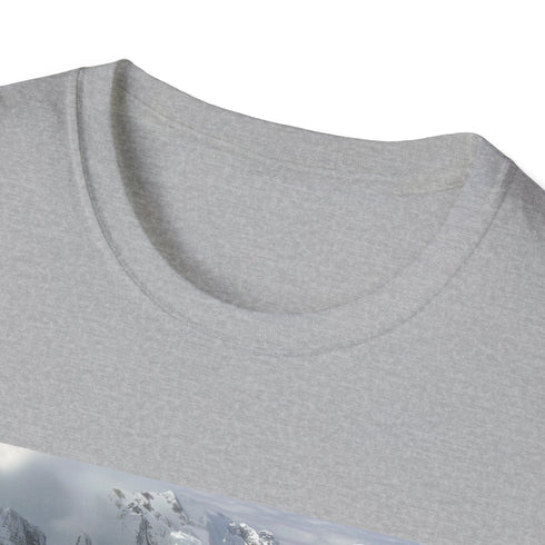 Millennium Falcon Charcoal T-Shirt with iconic spaceship design.