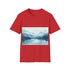 Alaska Beauty Watercolor Tee - Charcoal, cotton, crew neck, DTG, regular fit.