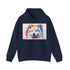 Smiling Samoyed Cloud Hoodie Navy S Unisex Men Women Regular Fit