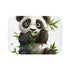 Adorable happy panda bath mat, perfect for adding whimsy to your bathroom.