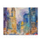 Vibrant Chicago skyline watercolor puzzle for city lovers and enthusiasts.