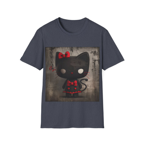 Kuromi Charcoal Cotton T-shirt, Regular Fit, Crew Neck, Summer Pick