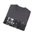 Charcoal crew neck cotton t-shirt with bold Batman Gotham City design