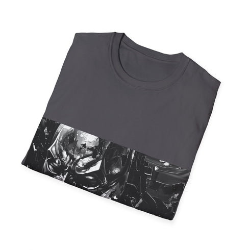Batman Gotham Knight Dark City Tee in Charcoal, size S regular fit.