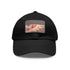 Autumn-themed cotton baseball cap with leaf pattern for fall outings.