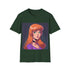 Charcoal cotton crew neck tee, Daphne Scooby-Doo summer t-shirt.