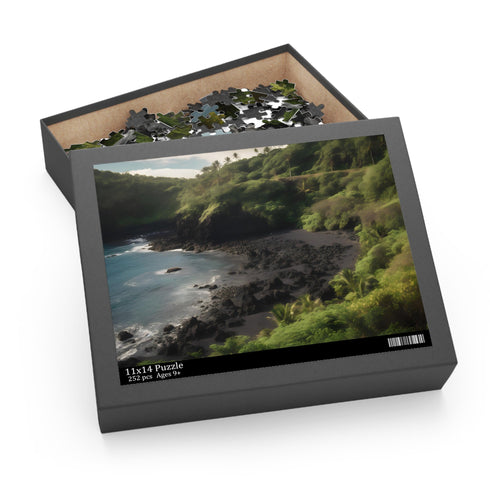 Maui Paradise Jigsaw Puzzle with Maui landscapes and crystal-clear waters.
