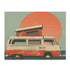 1000-piece Retro Camper Van Sunset jigsaw puzzle for retro and travel enthusiasts