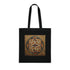 Celtic Knotwork Tote Bag in Black Cotton for Accessories.
