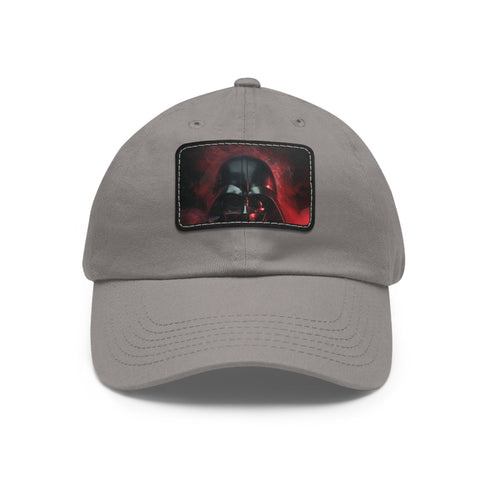 Dark Side Dominator Baseball Cap in White with Light Brown Patch