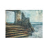 Crystal Tide Sweeping over Ruins Plush Fleece Throw Blanket