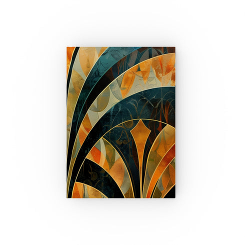 Deco Dreams Geometric Pattern Journal: Elegant and Stylish Art Deco Design for Creative Inspiration and Reflection - Perfect Gift Option
