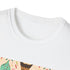 Ice cream cone pattern charcoal cotton t-shirt for summer style.
