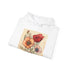 Wildflower Whisper Navy Floral Unisex Hoodie - Regular Fit Sweatshirt