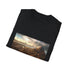 Shambala City of Light charcoal cotton crew neck tee.
