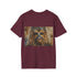Chewbacca charcoal crew neck t-shirt with watercolor Star Wars design
