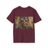 Chewbacca watercolor tee in charcoal, crew neck, DTG print, regular fit.