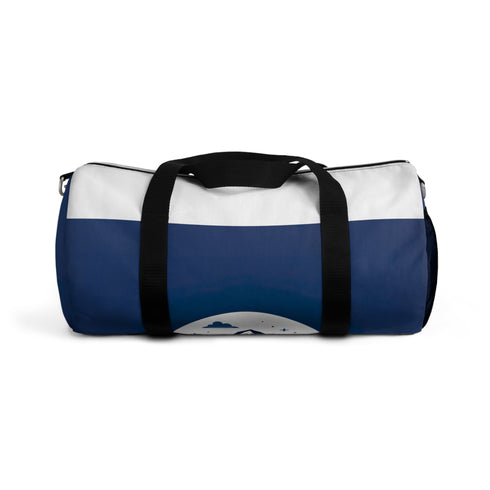 Mountain Peak Duffel Bag with All Over Print Mountain Logo