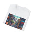 Vintage video game vibes t-shirt in charcoal, regular fit cotton.