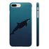 Whale design glossy phone case for iPhone 7 Plus and iPhone 8 Plus.