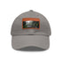 Maui Island Paradise Baseball Cap in White with Light Brown Patch