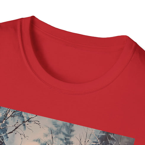 Winters Embrace: Wonderland Painting T-shirt Snowy Wonderland T-Shirt
