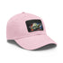 Vibrant Galactic Master Neon Watercolor cap, White/Light Brown patch, unisex style
