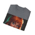 Mystery-solving fashion icon tee in charcoal, regular fit summer pick.